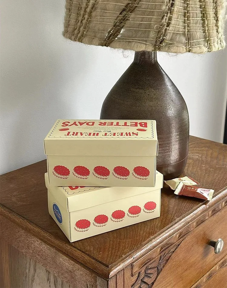 Free Design Luxury Feeling holicholic new model Christmas box baked cookies Candy Snowflake Crisp holiday gift box