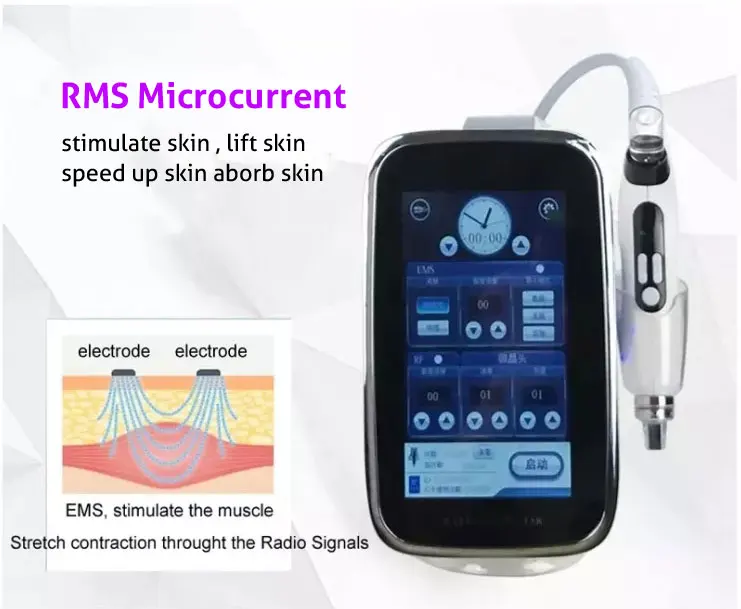 EMS No Needle Facial Skin Lifing Beauty Device Rf Needless Mesotherapy Injection Machines Meso Nano Gun