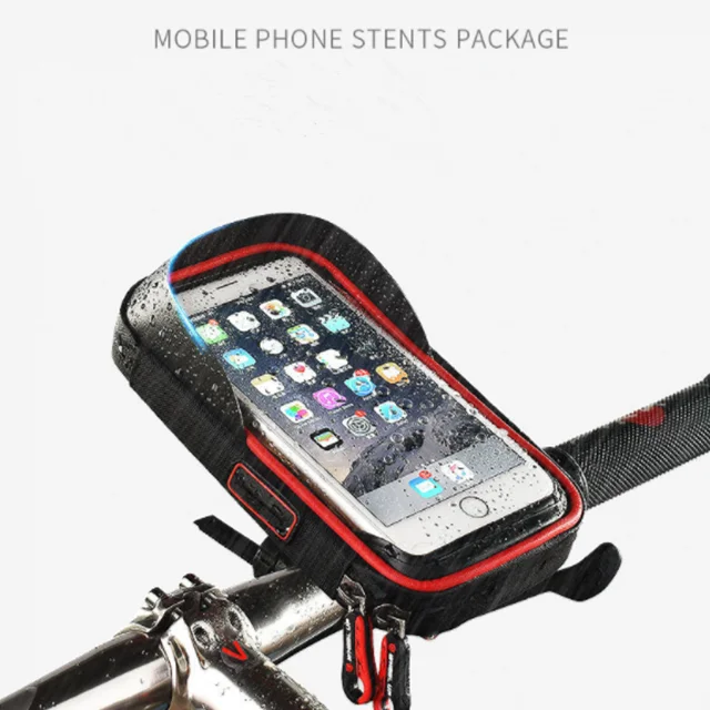
Multifunctional bicycle upper tube bag waterproof touch screen bike mobile phone holder bag water proof 