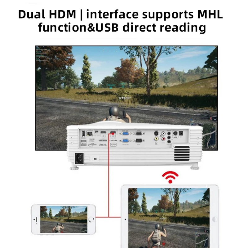 Optoma EH512 Laser TV 4K Cinema 5000 Lumens 4K ultra-clear Resolution New Hardware Platform Optoma Projector