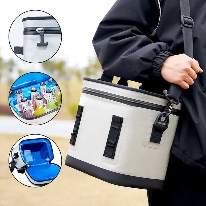Enxin 2024 Outdoor Retailer Summer AdventureChill CBS04 Portable& 48H Insulation Stored Waterproof Zipper Outdoor Cooler Bag