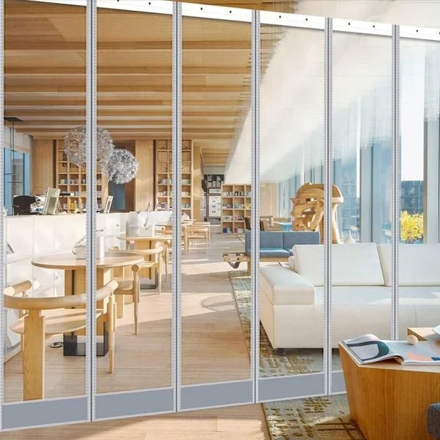 Fuxing cold storage warehouse pvc strip curtain anti cold pvc door curtain clear plastic curtain