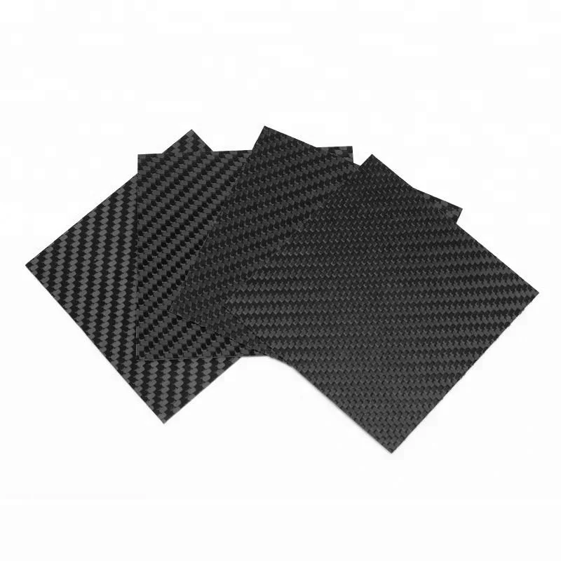 High strength light weight custom sheet 3k twill plain cnc carbon fiber plate