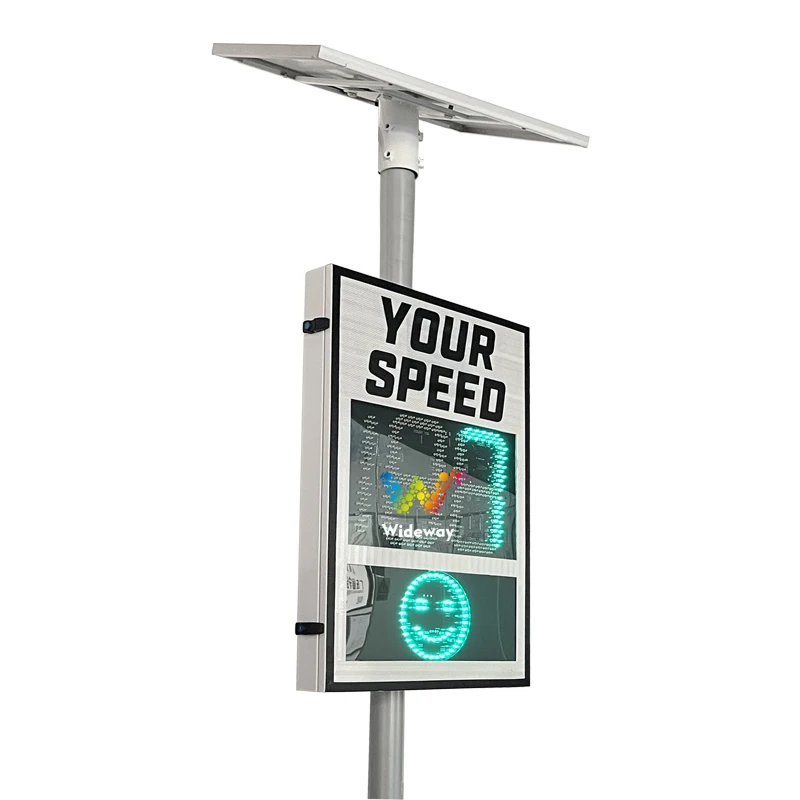 Your speed traffic rodar speed measurement feedback sign warning detect electric smile solar powered rader speed detector sign