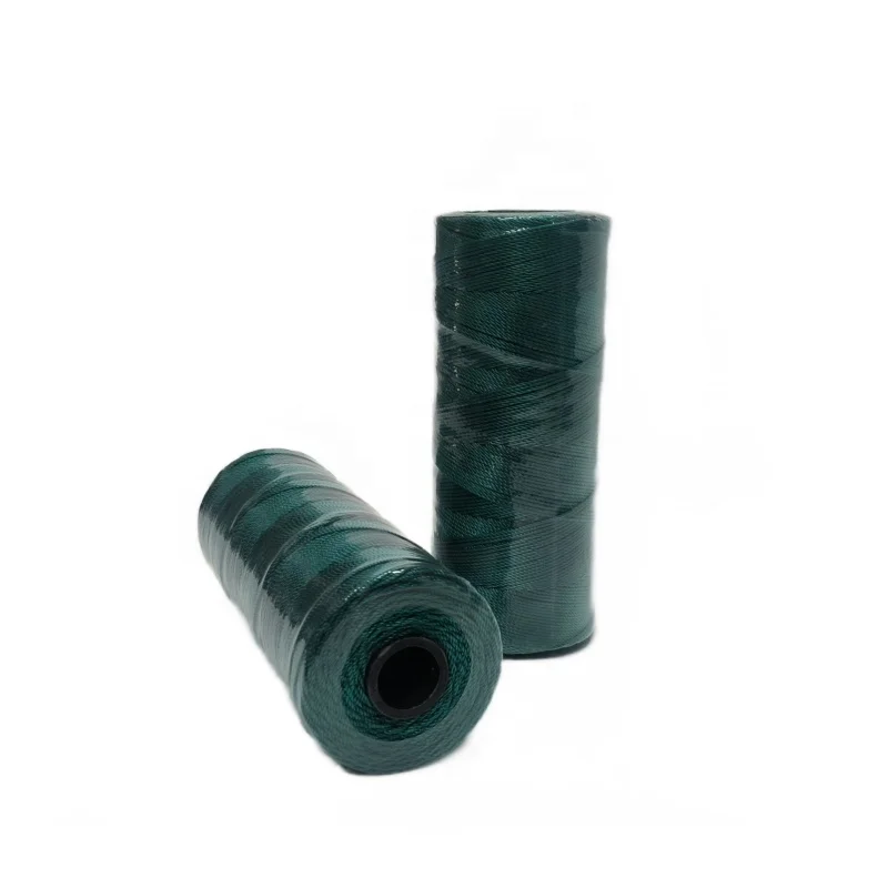 high quality Popular sale nylon/PE TWINE GREEN rope for fishing