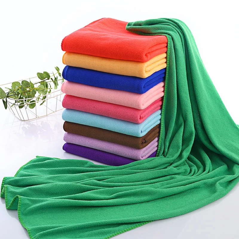 Ready to Ship 70*140 Cmmulti-purpose Sand Free Custom Logo Microfiber Polyester Nylon Towel Large Microfibre Bath Towel