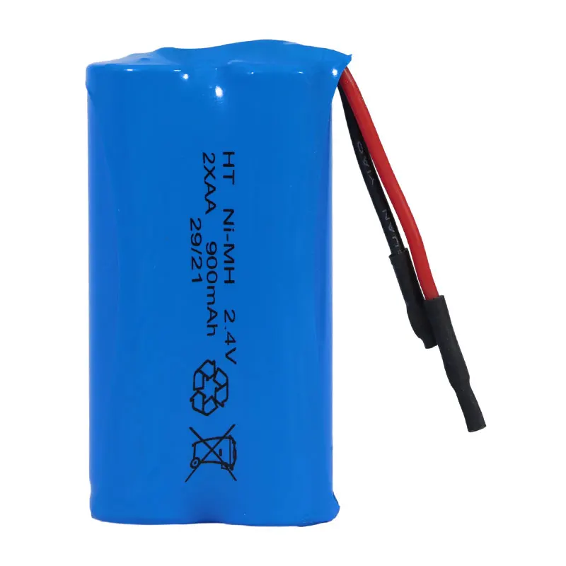 Factory Customized NiMH Battery Pack 900mAh 1500mAh 2.4V AA AAA Rechargeable Nimh Battery Batteries Pack