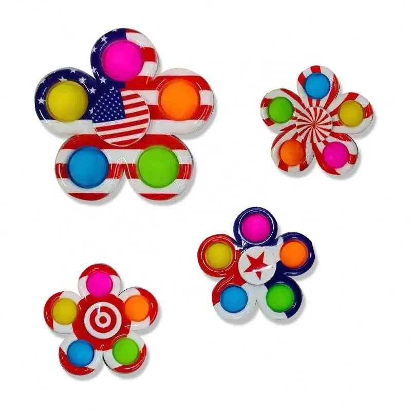 Amazon Top Seller PopIt Fidget Toy Spinner Toy Pop Dimple Fidget Toys Stress