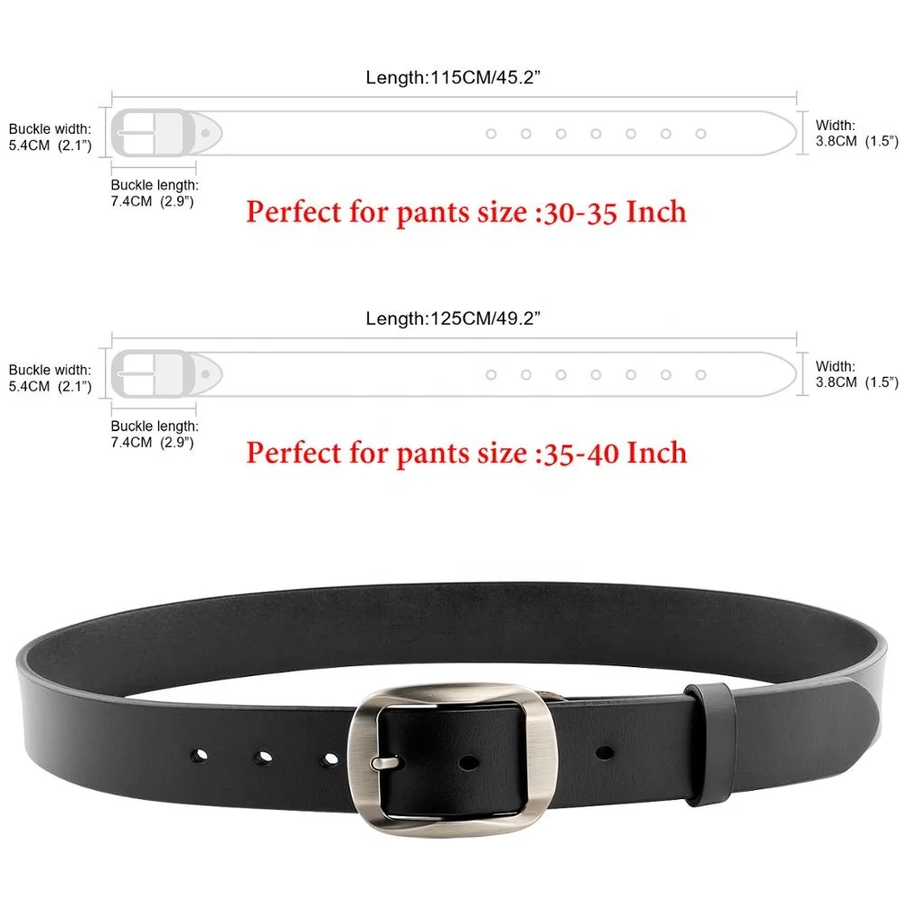 Wholesale Soft Casual Genuine Leather Belts For Vintage For Men Pants Belts