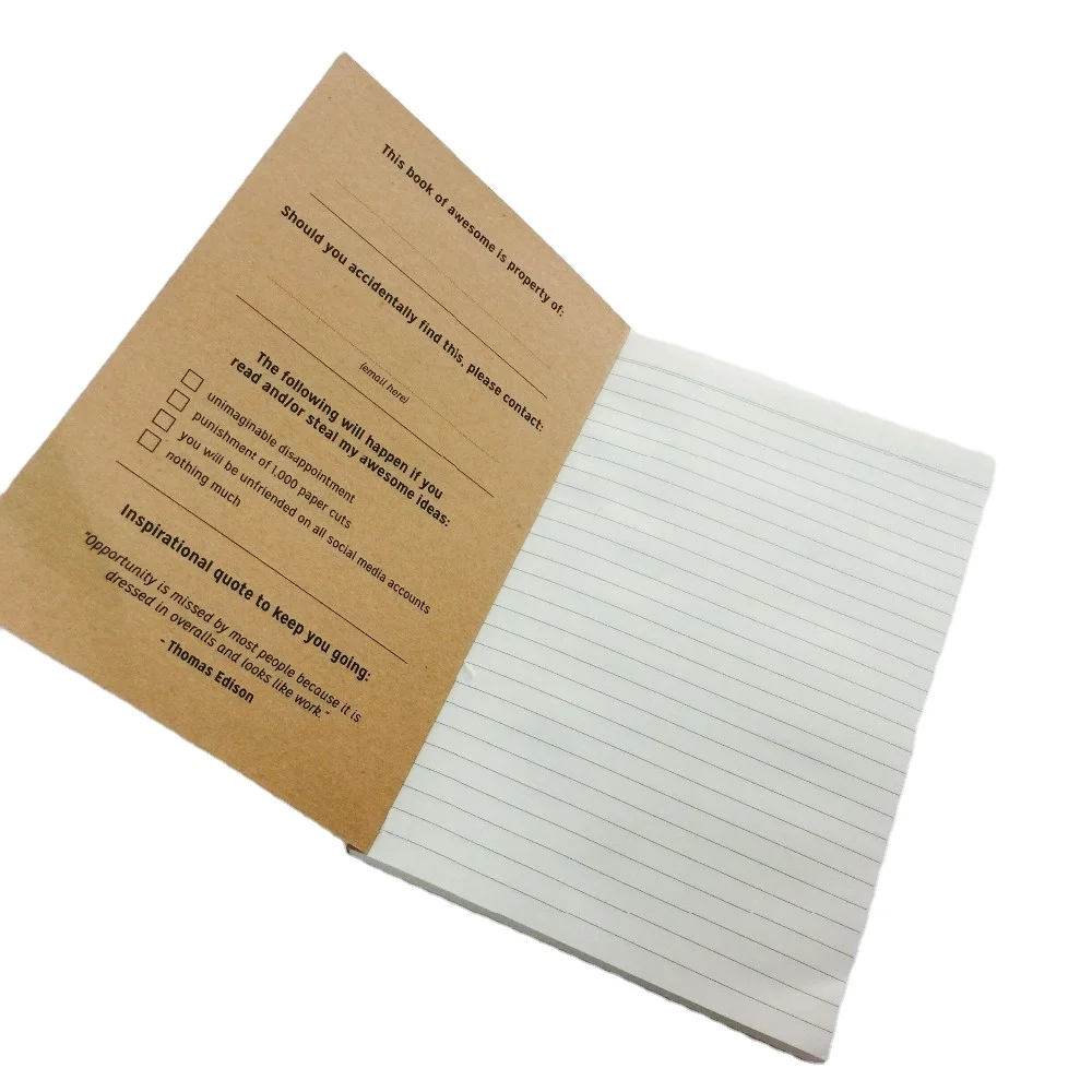 Promotional Famous Brand Avon Spiral Notebook and Catalog Printing Service