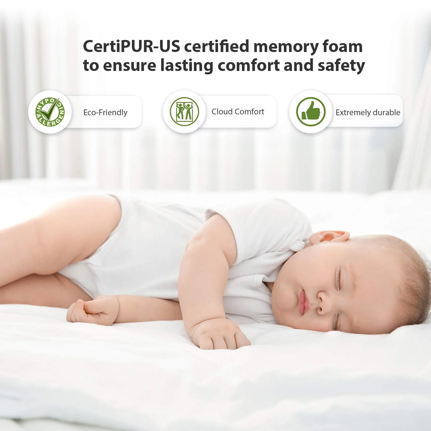 3 Inch Gel Infused Memory Foam Twin XL Mattress Topper Ventilated Breathable Extra Long Single Bed Toppers College Dorms