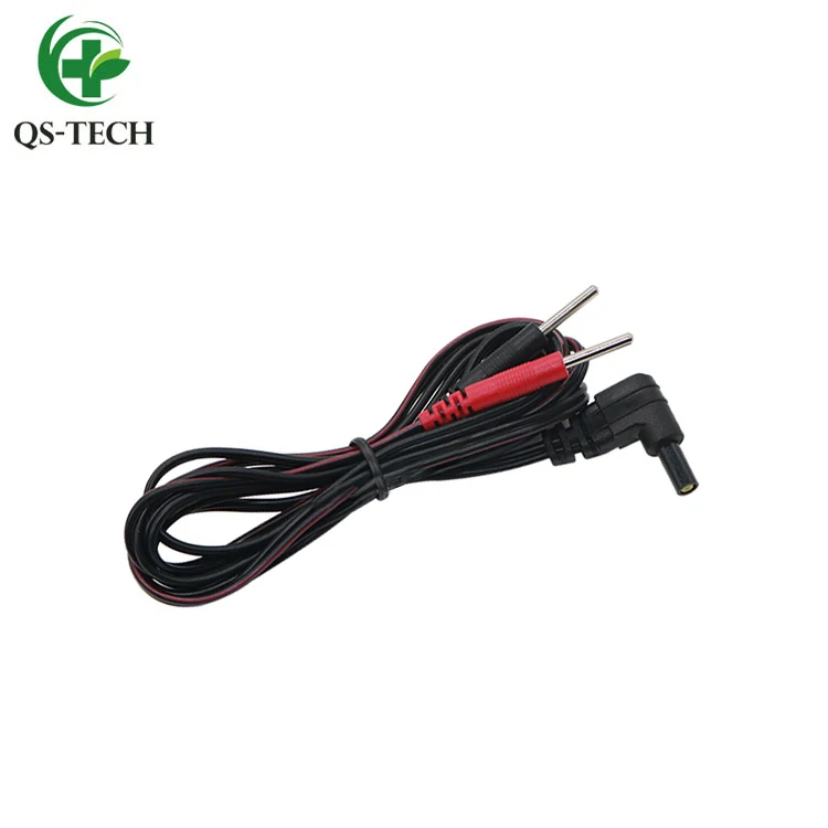 2.0mm Pin Female To 3.5mm  Female Ecg Snap Electrode Adapter For Ecg Cable