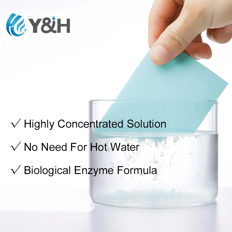 Multifunctional floor cleaner dissolver paper cleaning sheet Home Office Hotel Floor Dust Remover Detergent Sheet