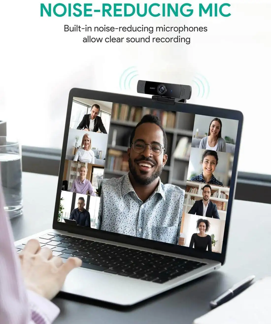 OEM Full HD1080P Web Camera Dual Stereo Mics Noise Reducing Aukey Supplier Auto-focusing Laptop Webcam hd Cameras for pc