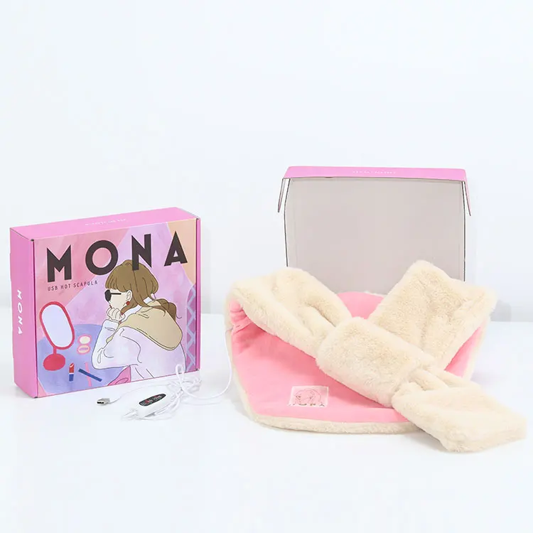 USB Electric Warming Products Heating Blanket Pad Shoulder Neck Mobile Heating Shawl 5V Winter Home Warmer Scarves