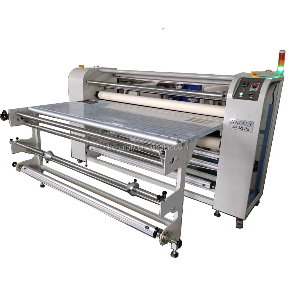 High Speed 1800mm  Calendar Roller Heat Press Transfer Oil Heating Textile Roll Fabric sublimation Machine