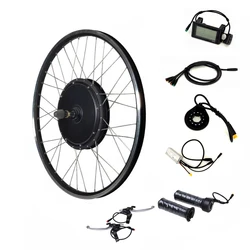 Vtuvia Factory Wholesale Ebike motor 36v 250w 500W 750W  rear wheel e-bike electric bike conversion kit with lithium battery