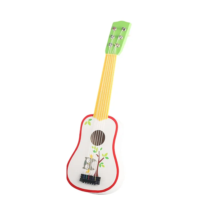 Wholesale Kids Educational Toys Baby Musical Instrument Set Kid Mini Wooden Guitar Toy
