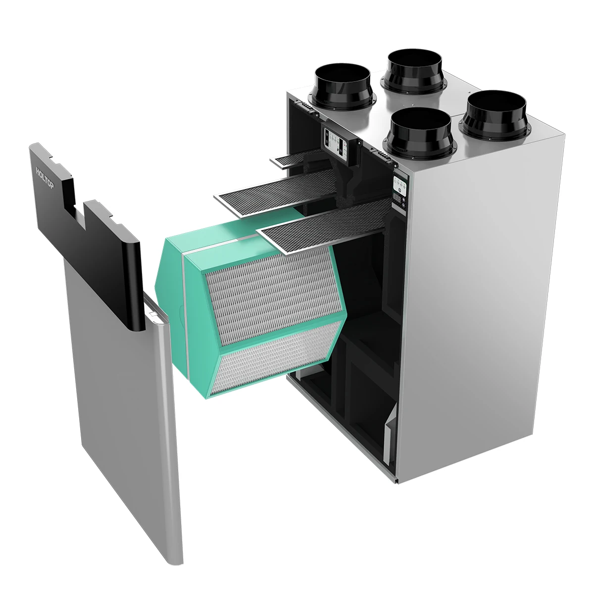 holtop vertical heat recovery ventilation recuperator ventilation wall ventilators