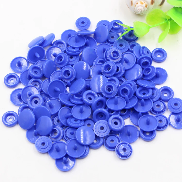 PLASTIC RESIN POM BLUE WHITE SNAP BUTTON FASTENERS PRESS STUD POPPERS T3/T5/T8