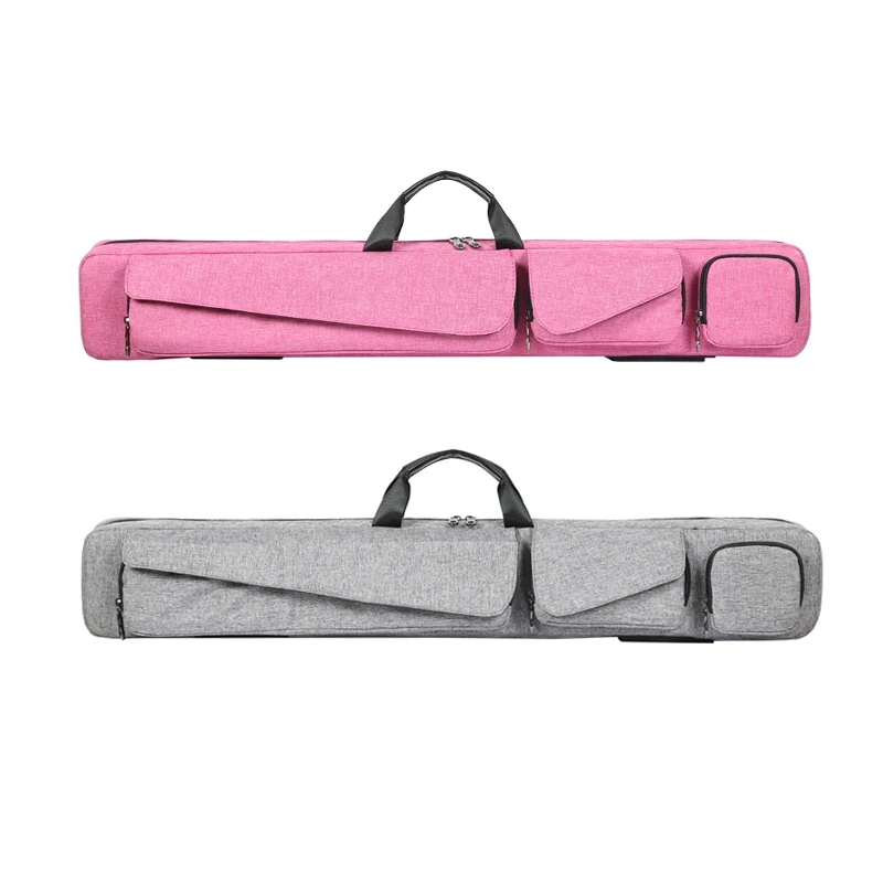 wholesale 3 butts 4 shafts pool stick case double waterproof shoulder straps billiard cue case soft