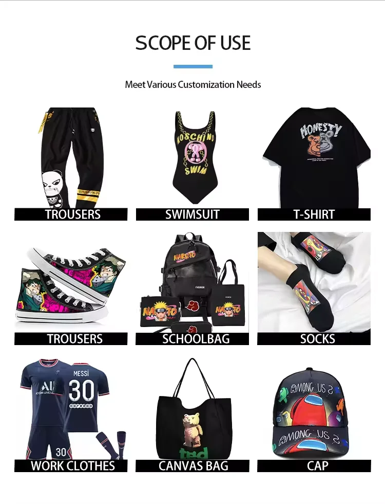 Factory Low Price A3 DTF Printer T Shirt Printer Use 2 Heads XP600/i3200 DTF PET Film Printer  for Small Business