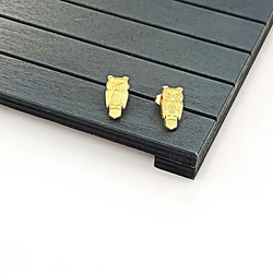 Owl earrings cute simple light luxury niche original design 2022 new ear jewelry