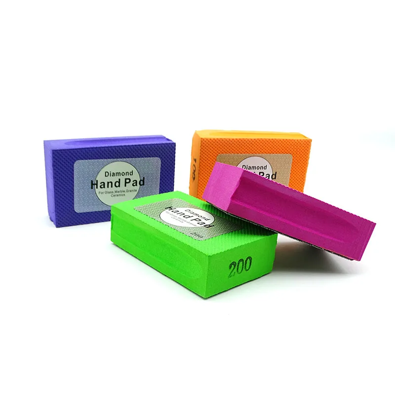 90x55mm diamond sponge for ceramic tiles or marble abrasive tools stone hand polishing pad for granite grinding porcelain tiles