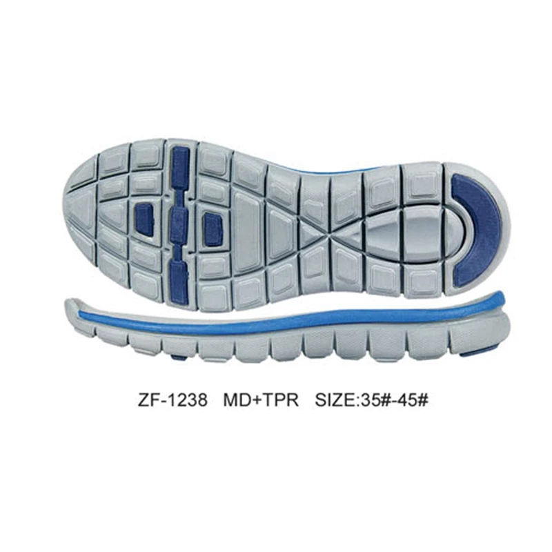 Custom Logo High Quality Walking Casual Shoes Sole Free Sample Rubber Eva Sole Manufacturers ODM Soft Running Outsole