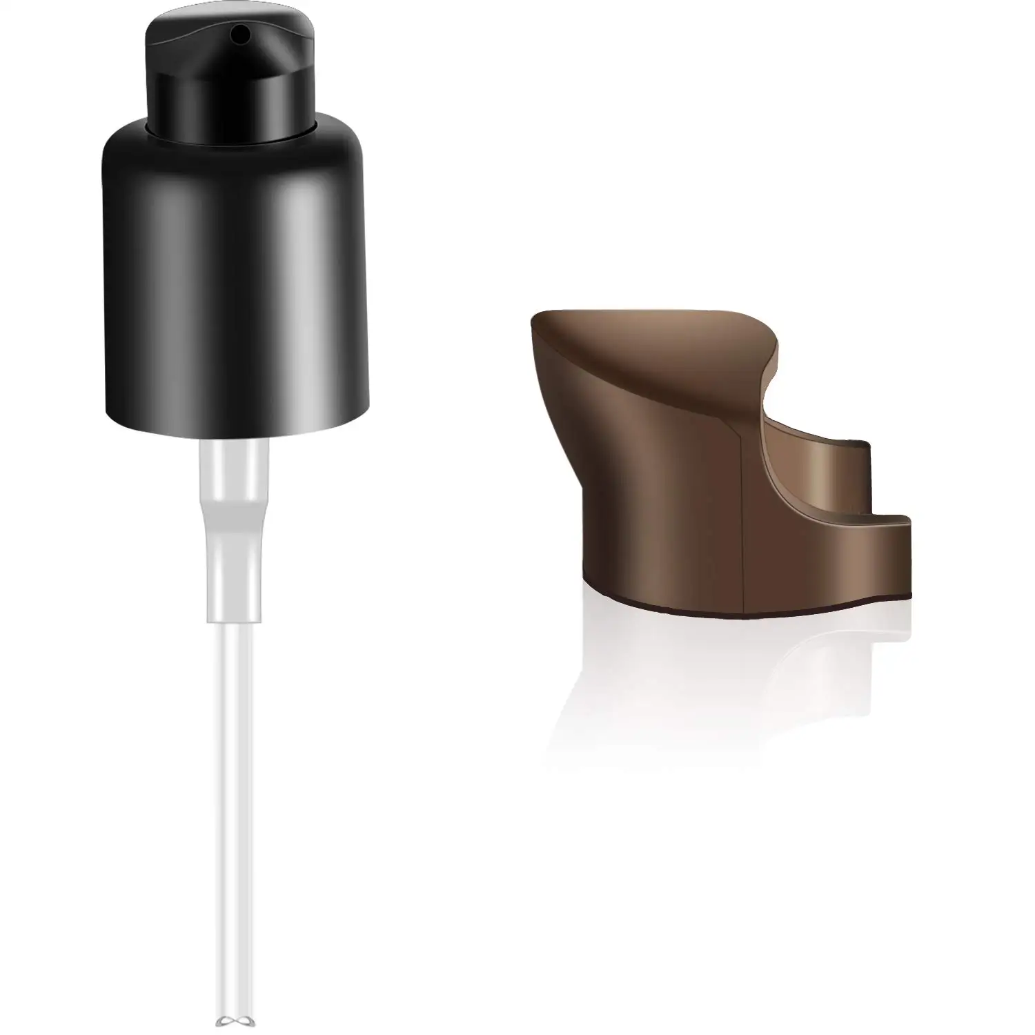 Airless pump jar ice cream machine with air glass pump cream bottle freezer piston pump