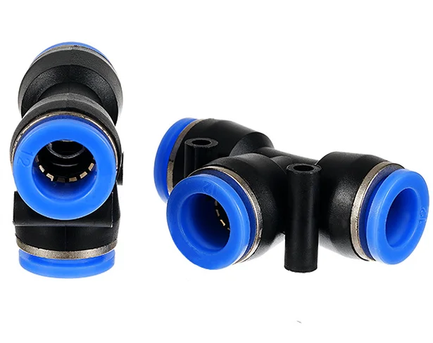 PU Union Straight Plastic Pneumatic quick Fitting Air Connectors for Pipe Connection