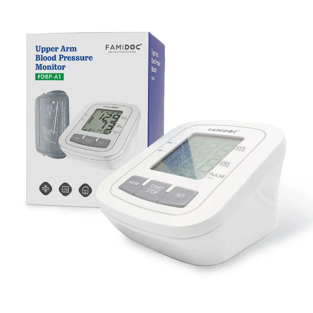 Famidoc FDBP-A1 полностью автоматический Монитор артериального давления для оптовой продажи с MWI технологией Bp монитор 2 пользователей 120 памяти