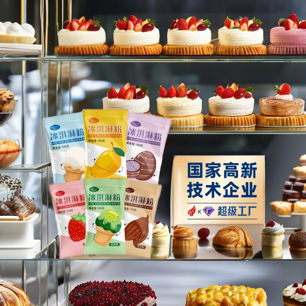 Low MOQ Vision Non-Dairy Cheese Whipping Cream Powder Different Flavored Ice Cream & Milk Tea for Bakery Decorations