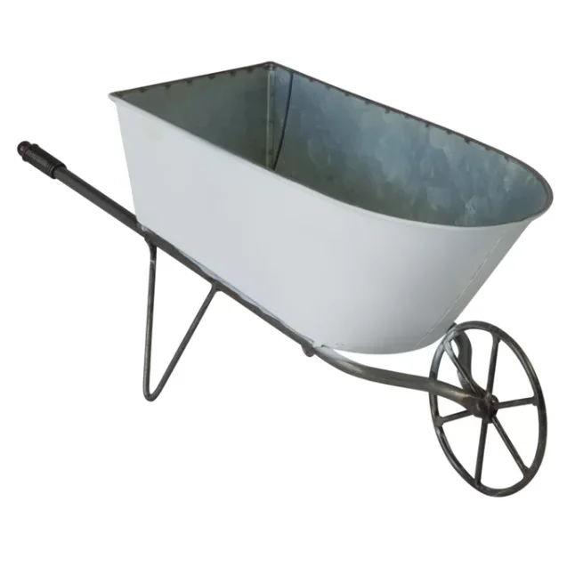 
Metal Wheel barrow Planter 