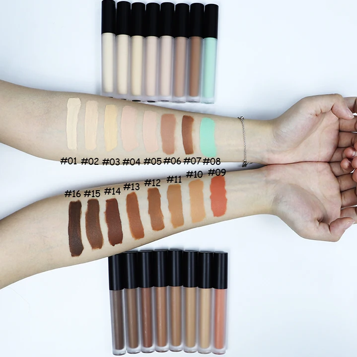 OEM Full Coverage Makeup Liquid Concealer For Color Corrector Concealer  Matte  Long Lasting  contouring  and bronzer contour