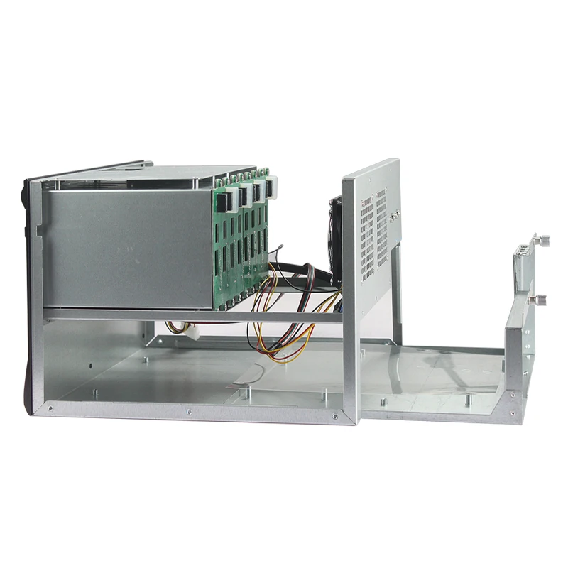 8 bay nas storage server case rack server equipment for micro atx mini itx server chassis with lcd screen