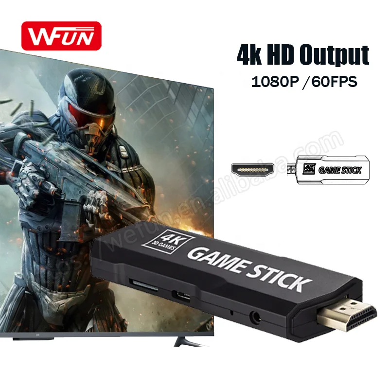 GD10 Portable Game Stick 4K Video Game Console 64G/128G 30000 Handheld Classic Video GD10 Game Consola