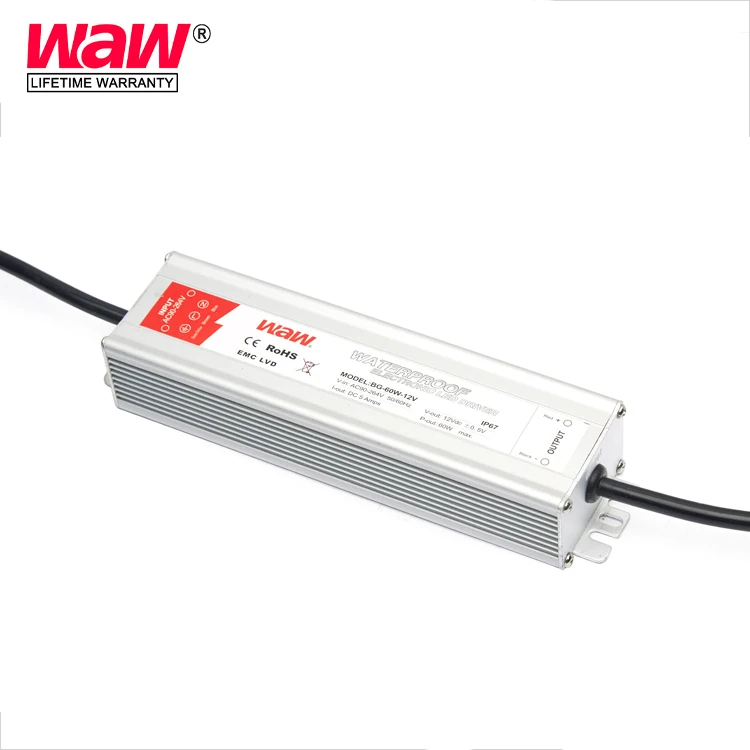 CE ROHS SMPS BG-60 60W 12V Waterproof LED driver