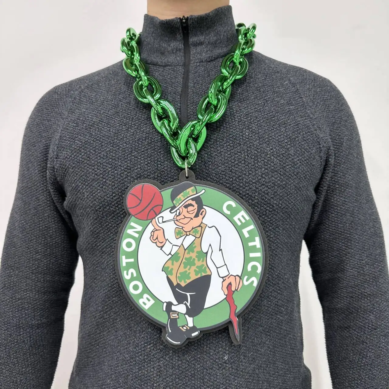 Custom Baseball Ice Hockey Football Club 8' NCAA Oversized Foam Necklace LOGO 3D EVA Foam Fan Chains