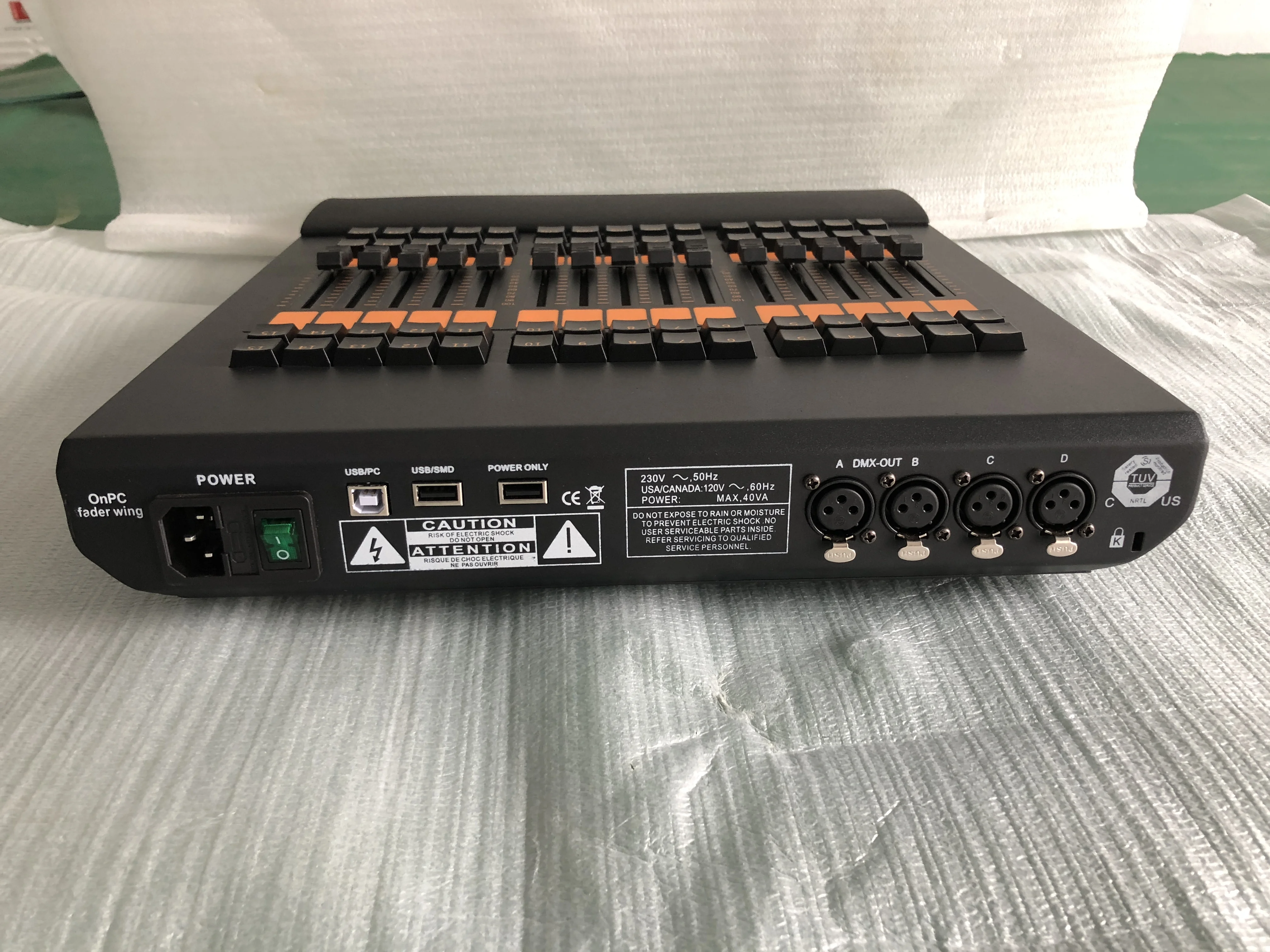 Stage Light Controller  M A ON PC  Wing DMX512 DJ Lighting Fader Console