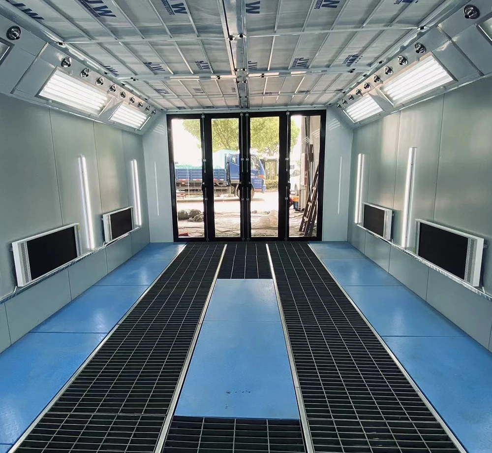 Luxury Spray Booth 30KW Inne size 8.5*4.2*2.8m Car painting room Auto paint oven Car baking room