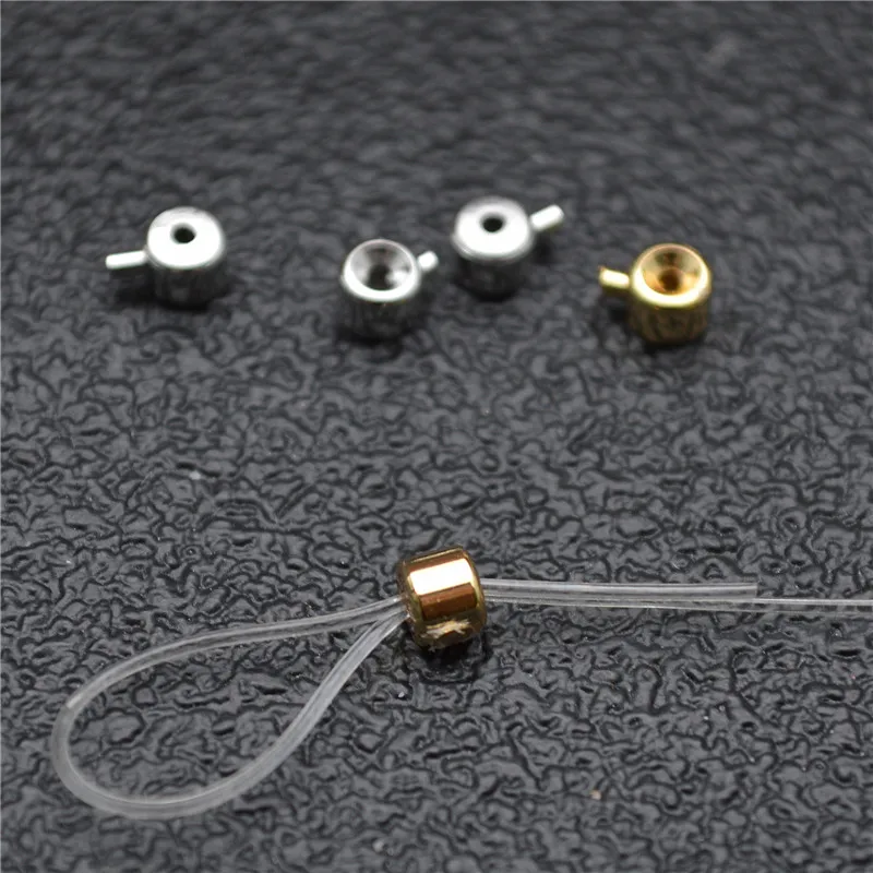 High Quality  Jewelry Making Craft Findings DIY Gold Platinum Crimp End Beads Stopper