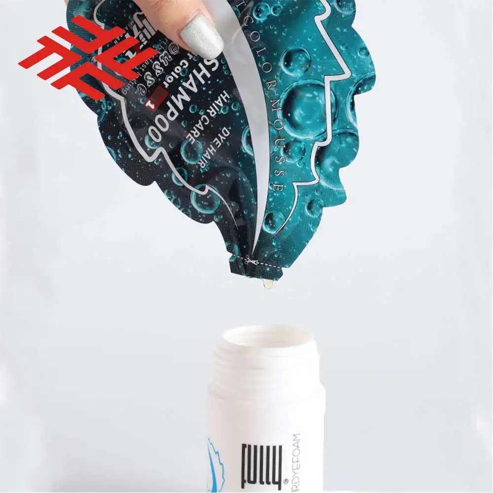 FULLY FastColor Mousse Hair Color Shampoo Dubai No.1 Hot Sales Black Hair Shampoo Herbal Hair Dye Shampoo Factory Price