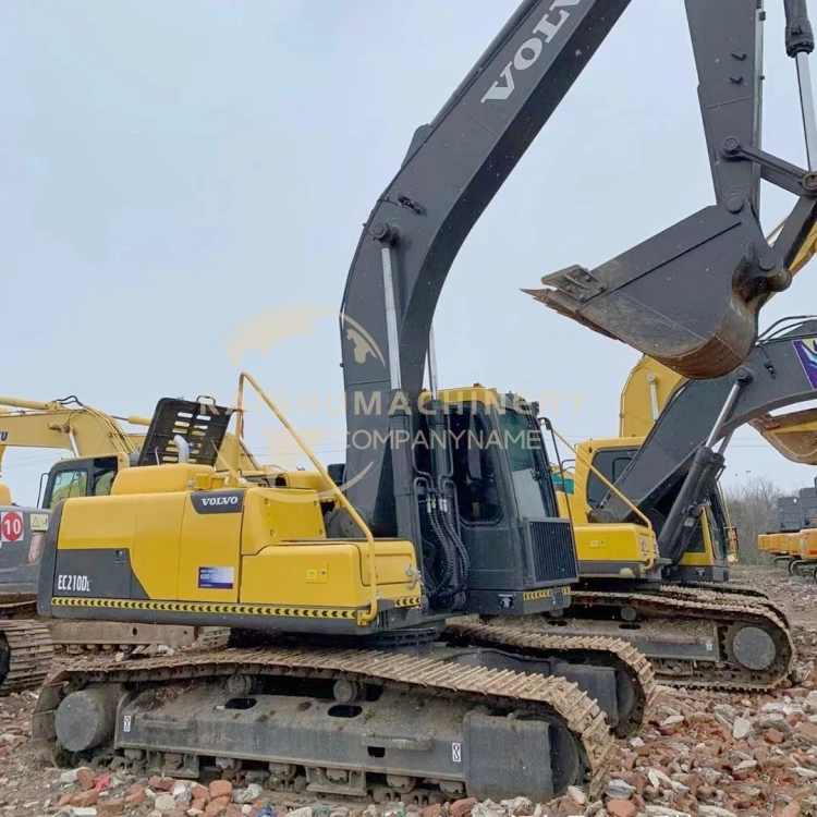 A large number of new Volvo 210D medium used excavators, as well as Komatsu 210/ Kobelco 210/ Sany 215, are powerful