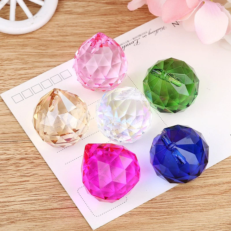 SZ New Arrivals 20mm Crystal Beads K9 Crystal Lighting Ball Pendant DIY Home Living Room Decoration Ball Pendant