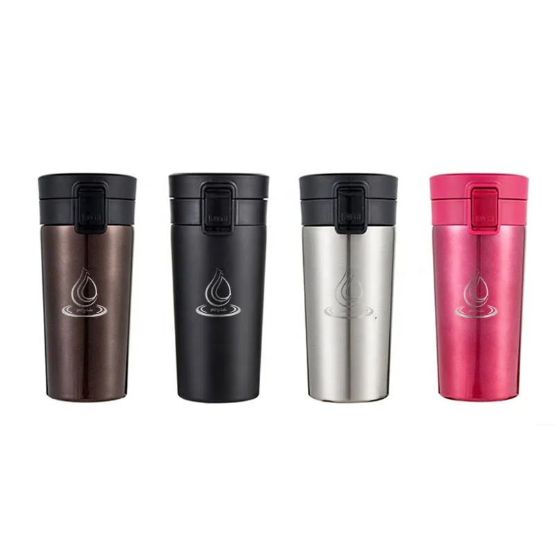 2023 hot sell on amazons asvel  hot selling personalized logo clear  stainless steel insulated  travel coffee mug coffee thermos
