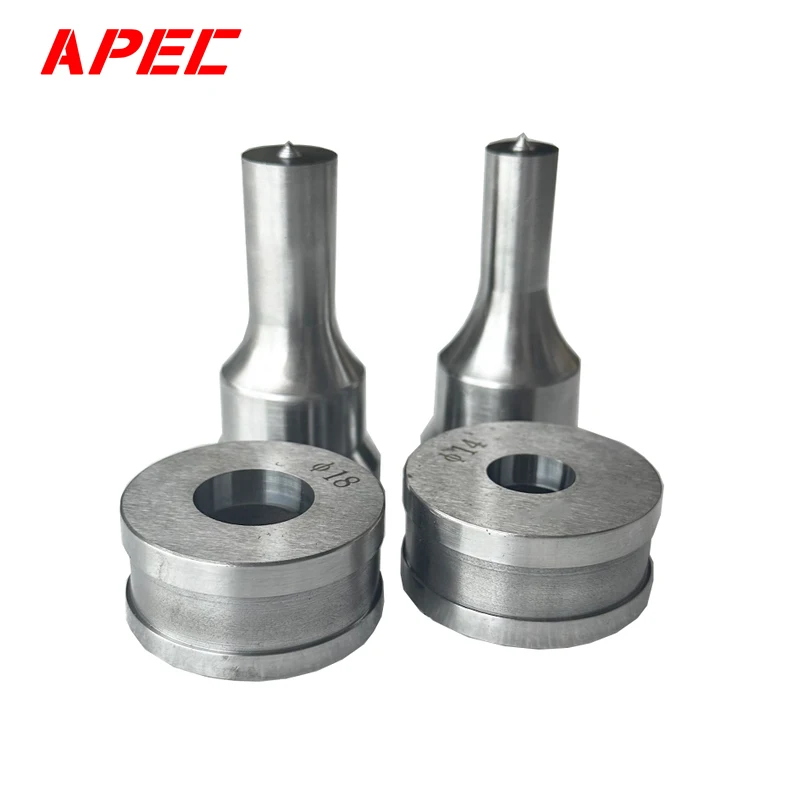 APEC Hydraulic Metal punching tools Stamps 10-40mm Round/Square Punch Die for punching machine