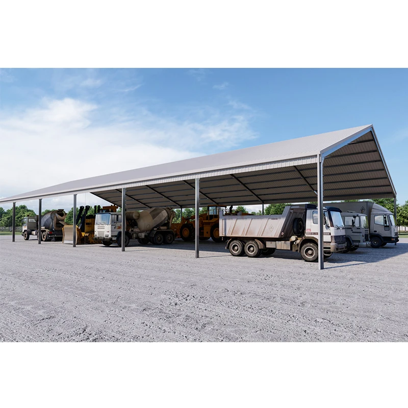 Prefab easy insulation metal building structure to construct warehouse office