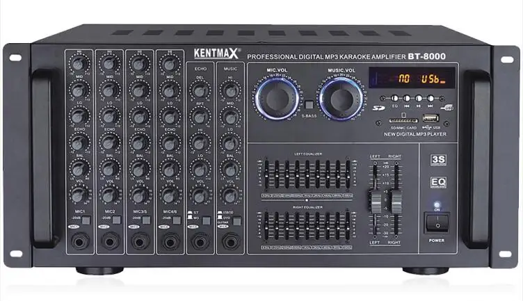 Premium Quality 180 Watts Karaoke Amplifiers Eq Power Mixer Karaoke Home Digital Stadium Amplifier
