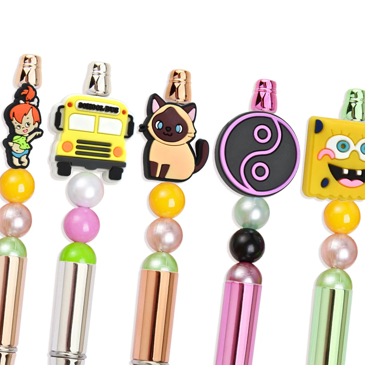 Bracelet Keychain Silicone Focal Beads Designer Charms Beadable Items Focal Pens Made Charms Beads Necklace